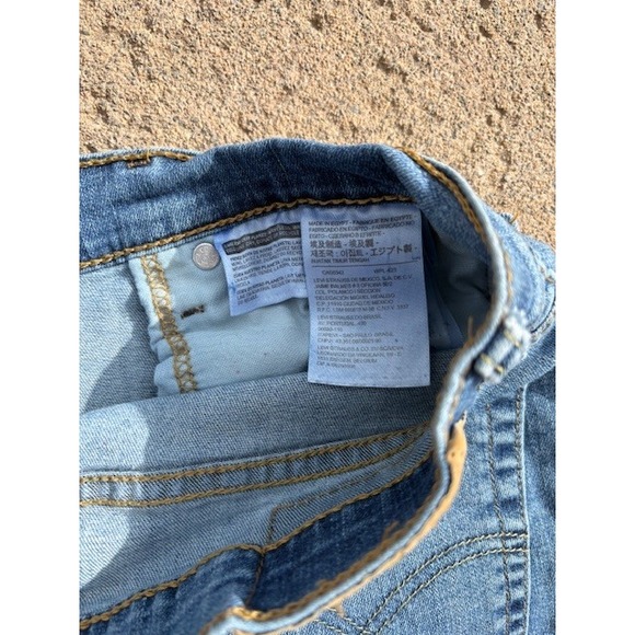 Levi's 510 Jeans Womens Light‎ Wash Denim Blue Size 32W 34L - Picture 4 of 5